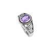 Sterling Silver Amethyst Vintage Ring