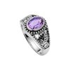 Sterling Silver Amethyst Vintage Ring
