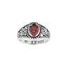Sterling Silver Garnet Vintage Ring