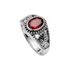 Sterling Silver Garnet Vintage Ring