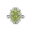 Sterling Silver Peridot Ring