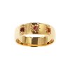 Sterling Silver Muiti Tourmaline Over 18K Yellow Gold Plated