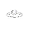 Sterling Silver Moissanite Ring