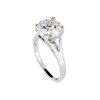 Sterling Silver Moissanite Ring