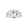Sterling Silver Moissanite Ring
