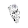 Sterling Silver Moissanite Ring