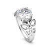 Sterling Silver Moissanite Ring