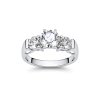 Sterling Silver Moissanite Ring