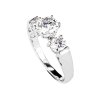 Sterling Silver Moissanite Ring