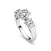 Sterling Silver Moissanite Ring