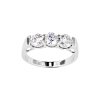 Sterling Silver Moissanite Ring