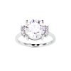 Sterling Silver Moissanite Ring