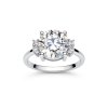 Sterling Silver Moissanite Ring