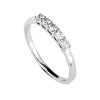 Sterling Silver Moissanite Ring
