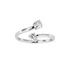 Sterling Silver Moissanite Ring