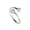 Sterling Silver Moissanite Ring