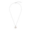 Sterling Silver Mother of Pearl Scorpio Zodiac Pendant With Chain 18 Inches