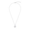 Sterling Silver Mother of Pearl Sagittarious Zodiac Pendant  With Chain 18 Inches