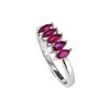 Sterling Silver Ruby Ring