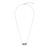 Sterling Silver Rainbow Moonstone with Labradorite Magical Grimoire Necklace 18 Inches
