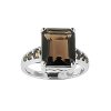 Sterling Silver Smoky Quartz Ring