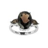 Sterling Silver Smoky Quartz Ring