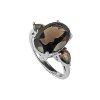 Sterling Silver Smoky Quartz Ring