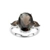 Sterling Silver Smoky Quartz Ring