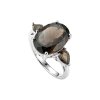 Sterling Silver Smoky Quartz Ring