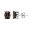 Sterling Silver Smoky Quartz Earrings