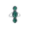 Sterling Silver Malachite Ring