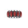 Sterling Silver Red Jasper Ring