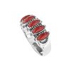 Sterling Silver Red Jasper Ring