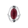 Sterling Silver Red Jasper Ring