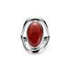 Sterling Silver Red Jasper Ring