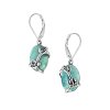 Sterling Silver Larimar Heaven Butterfly Earrings