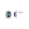 Sterling Silver Abalone Earrings