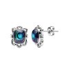 Sterling Silver Abalone Earrings