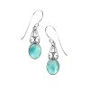 Sterling Silver Larimar Earrings