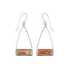 Sterling Silver Bumblebee Jasper Earrings