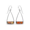 Sterling Silver Bumblebee Jasper Earrings