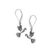 Sterling Silver Dove Earrings