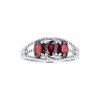 Sterling Silver Garnet Ring