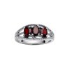 Sterling Silver Garnet Ring