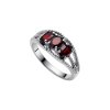 Sterling Silver Garnet Ring