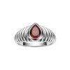 Sterling Silver Garnet Ring