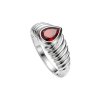 Sterling Silver Garnet Ring