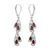 Sterling Silver Garnet Earrings