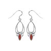 Sterling Silver Garnet Earrings