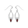 Sterling Silver Garnet Earrings